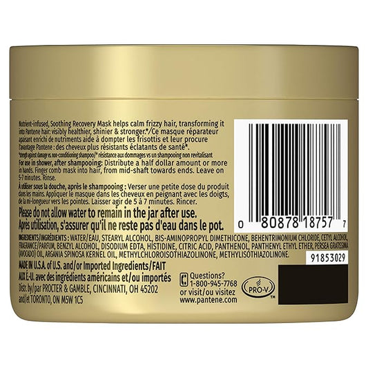 Pantene Pro-V Soothing Recovery Mask for Unruly Frizzy Hair, 7.6 oz