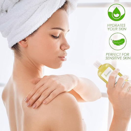 Soapeauty MEADOWFOAM SEED OIL Cold Pressed Unrefined | 100% Pure Natural Meadowfoam Seed Oil for Face & Hair | Moisturizer for Skin, Promotes Hair Growth, Balms | 64 fl oz