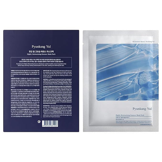 Pyunkang Yul Highly Moisturizing Essence Mask Pack 25 ml / 0.85 fl.oz. x 10 EA