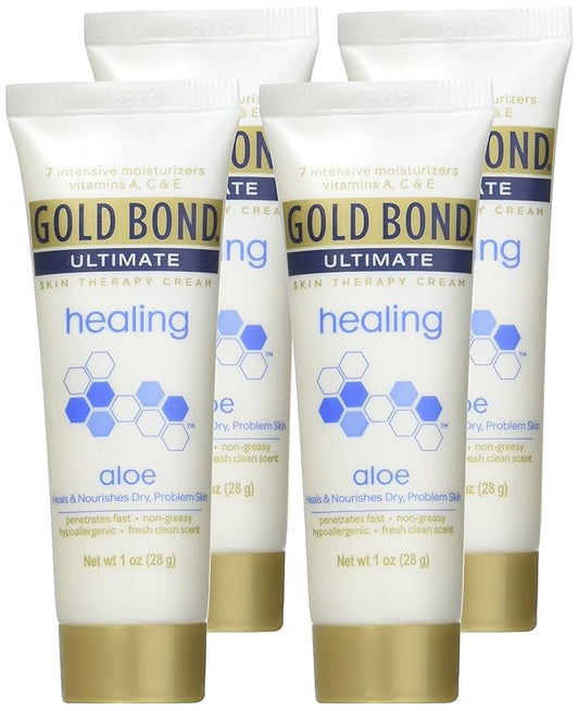 Gold Bond Ultimate Healing Skin Therapy Lotion Aloe 1 Oz (4 Pack)