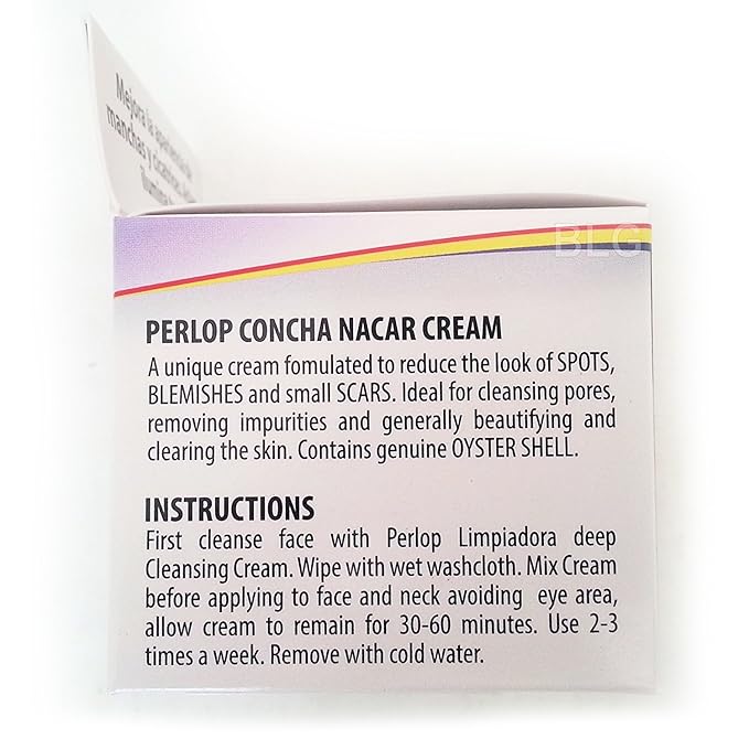 Concha Nacar Face Cream Combo 1-2 - Day Cream 2oz, Night Cream 2oz - Crema De Dia, Crema De Noche - Para Piel Manchas En Cara