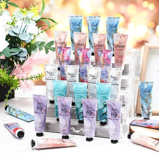 36pcs Mini Body Lotion Bulk Employee Appreciation Gifts in Bulk Mother's Day Travel Size Body Lotion Thank You Inspirational Gifts for Coworker Employees Team Women Moisturizing Staff