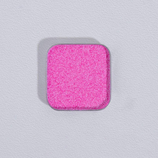 Chameleon Single Eyeshadow,Soft Pink-White,Pressed Powder,High Pigment,Smudge-Proof, Smooth Blend, All-Day Wear,Square Pan,Fits Magnetic Palettes(Opal Kiss)