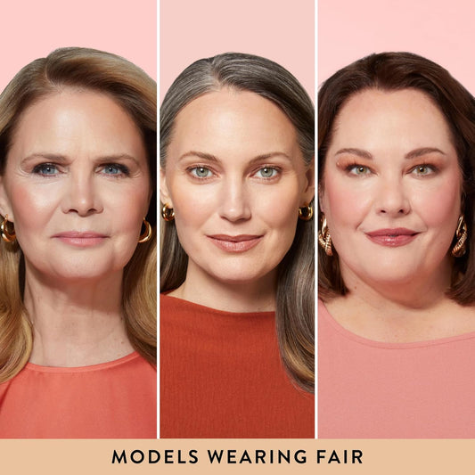 LAURA GELLER NEW YORK Baked Balance-N-Glow Illuminating Foundation - Fair - Buildable Sheer to Light Coverage - Satin Finish