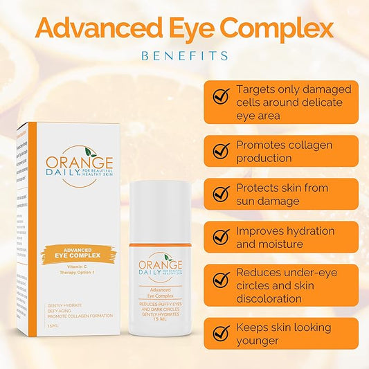 Vitamin C Advanced Eye Complex to Hydrate, Firm and Reduce Fine Lines, 15ML