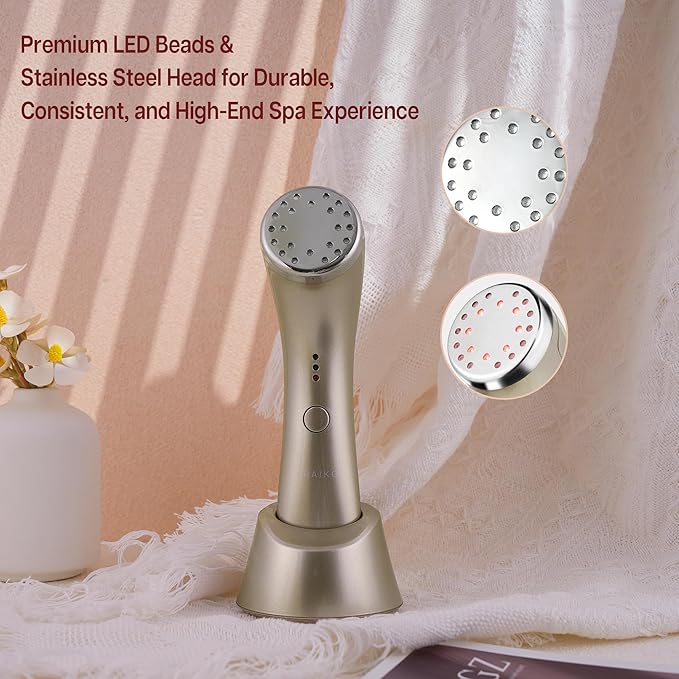 Sedna Skin Rejuvenation Facial Device, Skin Care Face Massager with Thermal, Salon-Grade at-Home Facial Spa for More Glowing and Radiant Complexion