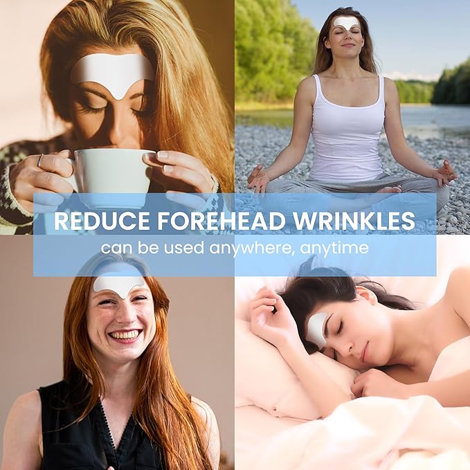 Forehead Wrinkle Patches 20 PCS, Anti Wrinkle Patches With Collagen, Vitamin, Forehead Wrinkles Treatment For Smoothing & Softening Fine Lines (transparent)
