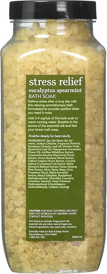 Bath and Body Works Eucalyptus Spearmint Bath Soak Aromatherapy
