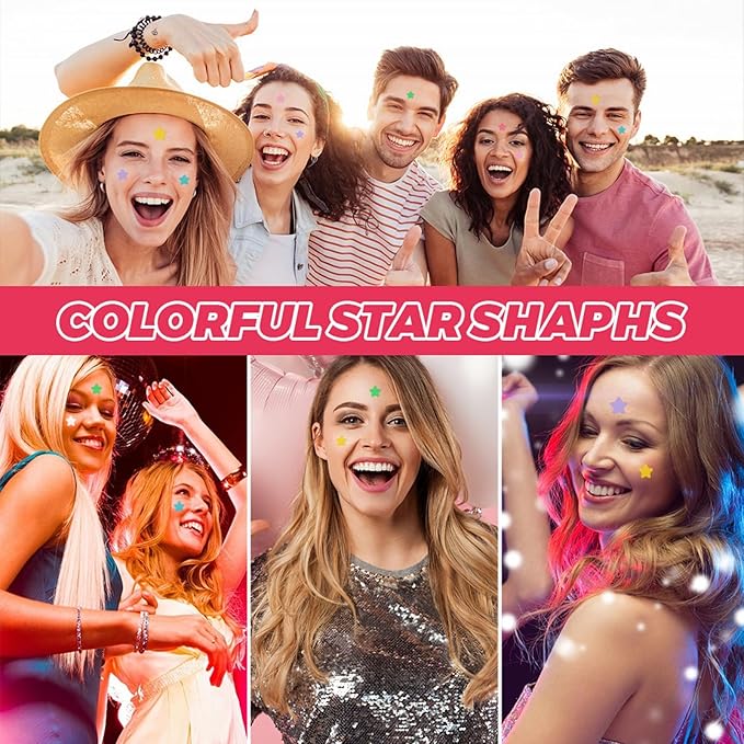 Star Pimple Patches for Face Star Acne Patches Starface Pimple Patch With 6 Colors 2 Sizes 336 Count, Zit Patches Hydrocolloid Patch Cute & Effective Pimple Stickers for Blemish Protection Tools Kit