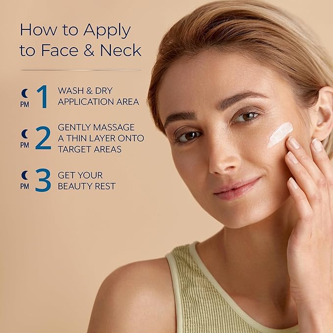 Plexaderm 15 mL Night Time Collagen Serum for Firmer, Fuller, more Youthful Looking Skin, Anti-Aging Collagen & Peptide Serum for Women & Men, Paraben-Free, Developed in the USA