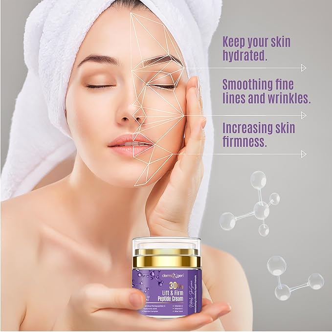 30% Matrixyl 3000 Lift And Firm Elasticity Repair Formula- Pure Organic Powerful Triple Combination Cream/reduce Sun Spots (Peptide Booster Cream)