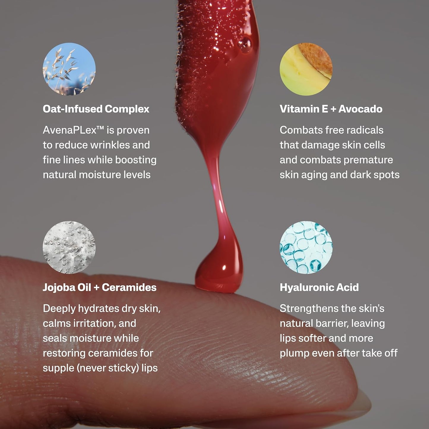 Cake Theory: Lip Tone Equalizing Oil | For Balanced Lip Color | Hydrating and High-Shine Blurring Lip Oil with Purple Brown Tint | Clean, Vegan, and Moisturizing Formula โ 0.23 oz, Browning