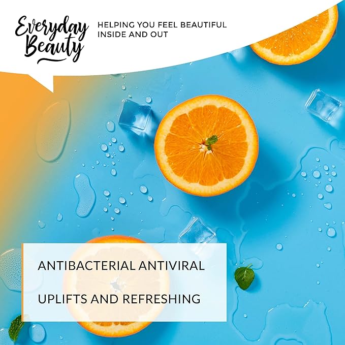 Orange Blossom Water Facial Toner - All Natural Hydrating Spray Mist for Face and Hair - 100% All Natural Orange Blossom Water Hydrosol 8oz with Fine Mist Cap