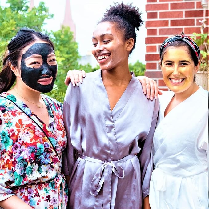 Azure Sparkling Peel-Off Masks Bundle - Rose Gold Hydrating Peel-Off Mask - 24K Gold Firming Peel-Off Mask - Charcoal & Pearl Anti Aging Peel-Off Mask - Each (150mL / 5.07 fl.oz.)