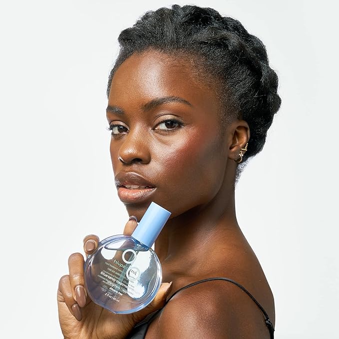 adwoa beauty Silicone Free Blue Tansy Treatment Serum with Argan And Grapeseed Oils To Help Support Length Retention. Provides Heat Protection Up To 375º - 2 oz.