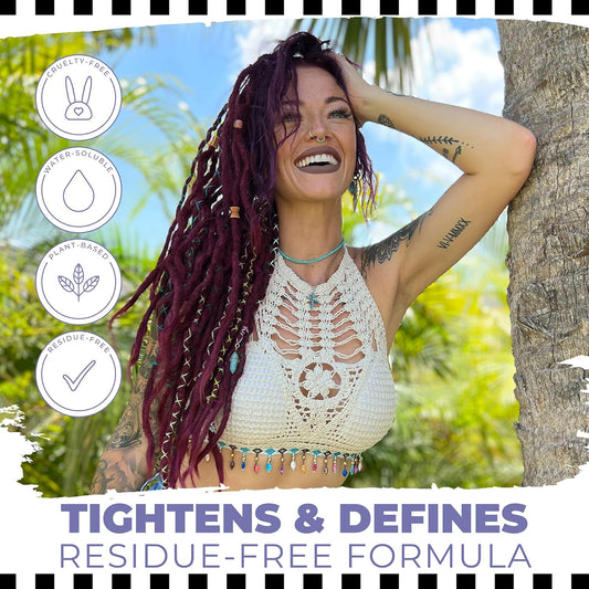 Dollylocks Tightening Spray – The Original Dreadlock Tightening & Residue-Free Loc Spray, Plant-Based, Vegan & pH-Balanced (Nag Champa Scent, 8oz)