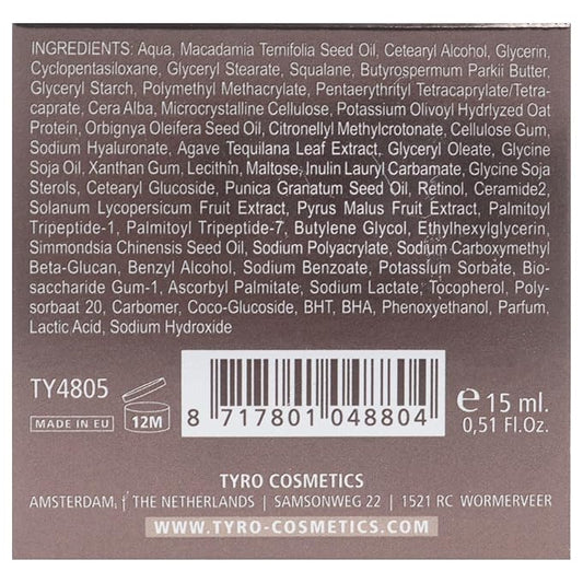 Tyro 4D Anti-Age Eye Cream - Combats Multiple Signs Of Eye Aging And Fatigue - Unique Nourishing And Hydrating Eye Cream - For Puffiness And Dark Circles - For Dryness And Uneven Skin Tone - 0.51 Oz