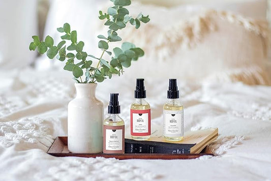 Edens Garden XOXO Bath & Body Oil – Romantic Floral Blend with Pure Essential Oils & Vitamin E for Smooth, Hydrated Skin – Aromatherapy Moisturizer for Date Night & Sensual Massage, 2 fl oz (59 ml)