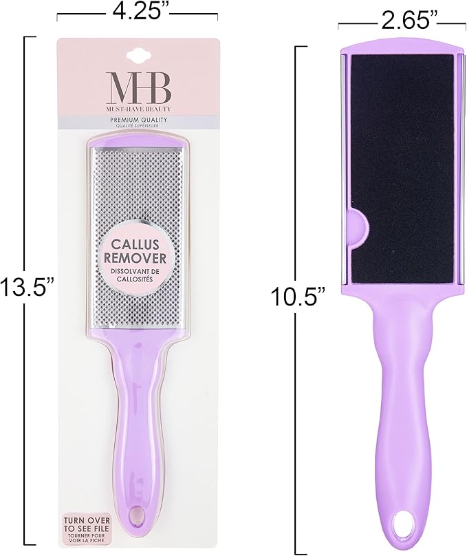 1pc Callus Remover Tool in Lilac - Professional Foot File Callus Remover for Feet, Premium Quality Foot Callus Shaver | Essential Calloused Feet Remover & Foot File for Dead Skin