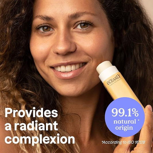 ATTITUDE Oceanly Night Cream Bar, EWG Verified, Plastic-free, Plant and Mineral-Based Ingredients, Vegan and Cruelty-free Face Moisturizing Products, PHYTO GLOW, Unscented, 1 Ounce