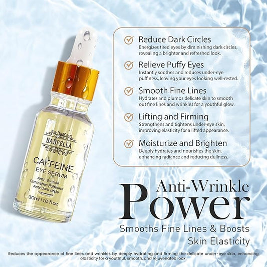 caffeine eyes serum,best eye serum,for anti aging,darc circles,r puffy eyes,1.0fl oz