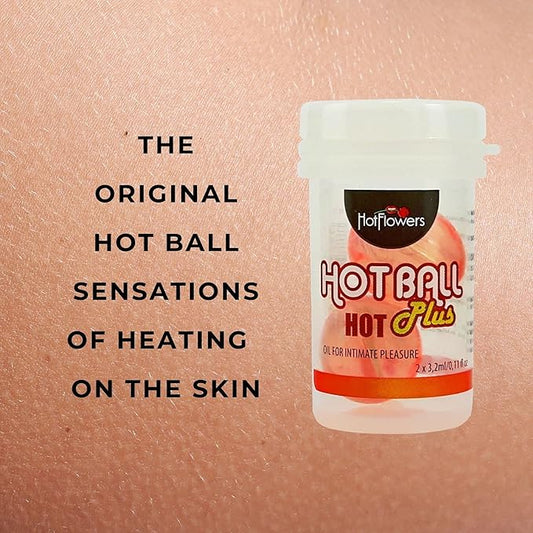 Hot Ball Set - Hot - Warm The Skin - Hot Flowers - Brazilian Balls for Womens and Mens (Pack w 4)