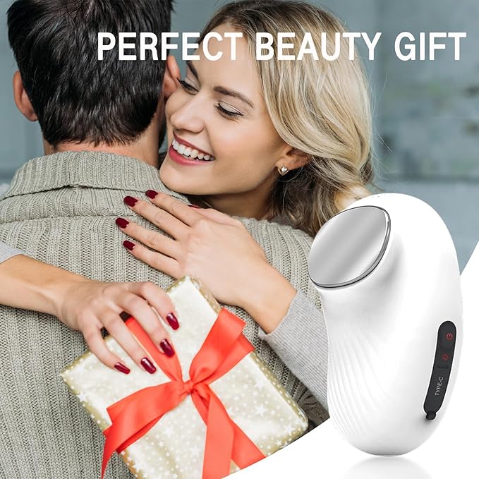 Face Massager – 2024 New Electric Face Lifting for Skin Tightening, Firming, Skin Care Tools – Cool&Heat Modes for Rejuvenation, Toning, Wrinkle Reduction