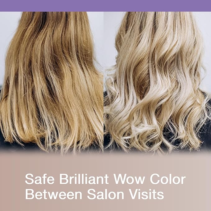 Vitamins Keratin Purple Blue Hair Mask and Serum Kit - Conditioning Anti-Brassiness Toner for Bleached Blonde Platinum Silver White Gray Dry Damaged Hair, Heat Protectant and Anti-Frizz Gloss