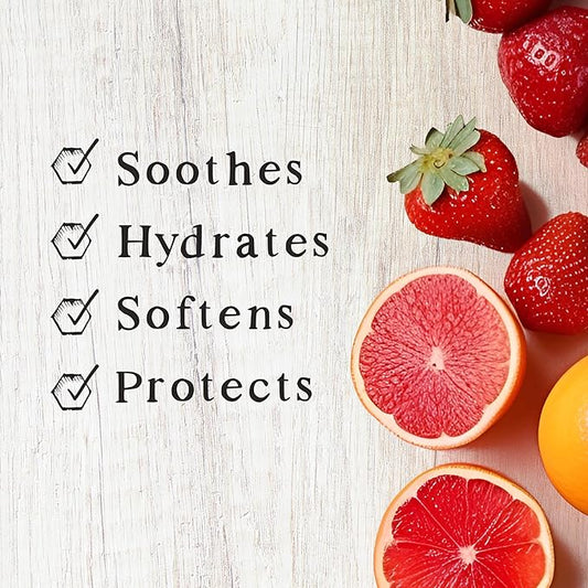 Natural Lip Balm Variety Pack, 4 Flavors, Organic Ingredients, Moisturizing, Healing