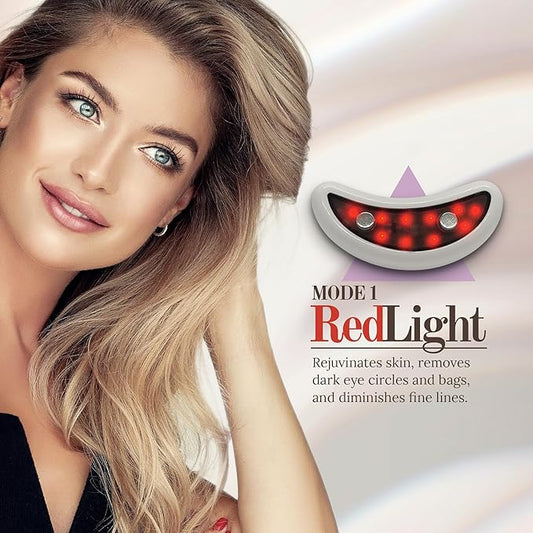 Red Light Therapy Gadget Patch for Dark Circles, Eye Bags, Eye Wrinkles. Red Light Eye Mask. Dermatology Eye Mask. Anti-Aging Eyes. Eye Pods. Eye Patches for Bags.