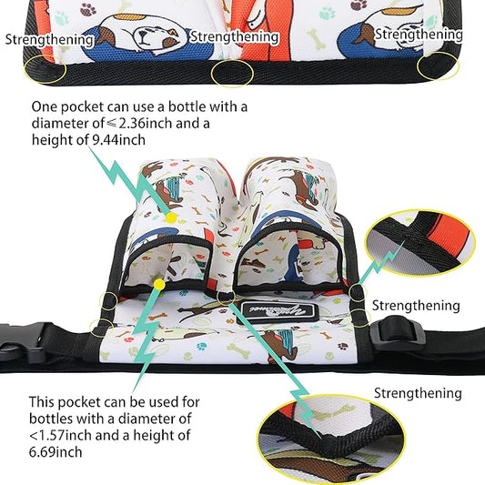 Massage Bottle Bag Massage Oil Bag Massage Therapist Holster Massage Lotion Holster Massage Oil Holster (YR-2KD-XiaoGou)