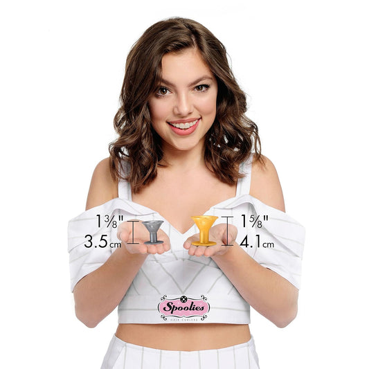 Hair Curlers Beach Waves & Spiral Ringlets Heatless Curler Kit, 20 Curlers (8 Jumbo 12 Medium), for hair up to 18" (46cm) long