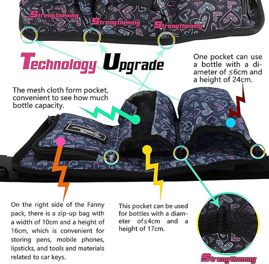 Massage Oil Bag Massage Bottle Bag Massage Therapist Holster Massage Lotion Holster Massage Oil Holster (3Huixin