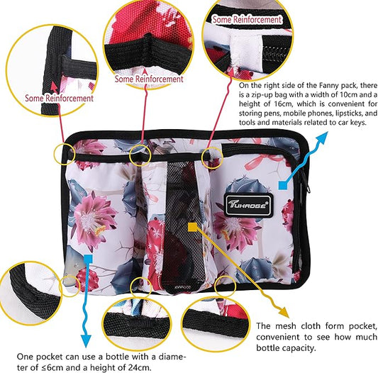 Massage Bottle Bag Massage Oil Holster Lotion Holster Massage Therapist Massage Oil Holster Massage Lotion … (Hua, 3 Bottle)