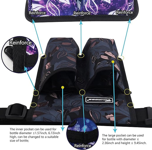 Massage Bottle Bag Massage Oil Holster Lotion Holster Massage Therapist Massage Oil Holster Massage Lotion (TH2kd- LSbaiSY)