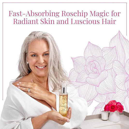 Maison 276 No. 8 Botaniques Multi-Purpose Moroccan Oil Moisturizer for Face, Body & Hair, After Bath & Shower Body Oil For Women & Men, Paraben Free, Sulfate Free, 4 Fl Oz