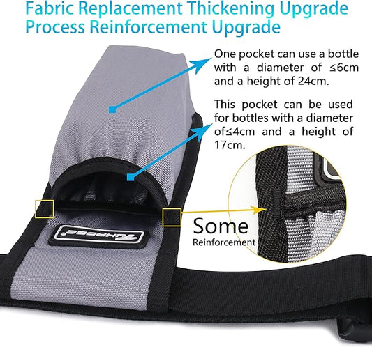 Massage Oil Holster Massage Bottle Bag Lotion Holster Massage Therapist Massage Oil Holster Massage Lotion …(1kd9D-Gray)