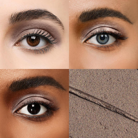 Longwear Cream Eye Shadow Sticks(11 Sand Shimmer),Smudge-Proof, Waterproof Eyeshadow,Silky Formula Glitter With Makeup Brush,Brown Eyeshadow Stick