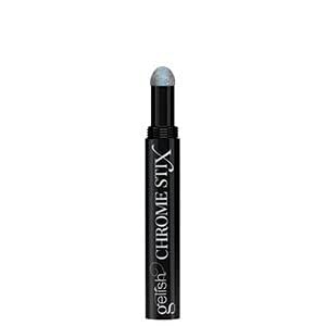 Gelish Chrome Stix, Chrome Nail Powder, Nail Art for Stunning Metallic Finish, Long-Lasting, Easy Application, Perfect for Professional and At-Home Use (Silver Holographic, 0.5g)