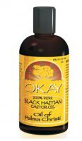 Okay 100% Pure Black Haitian Castor Oil, 4 oz (Pack of 2)