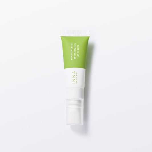 INNA Organic Lip Serum, Moisturizing, Fine Line Care & 100% Vegan, EWG & COSMOS Certified | Frankincense Essential Oils Infused Skin Care | Luxury Clean Beauty