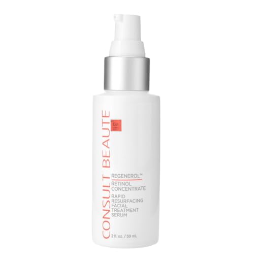 Consult Beaute - Regenerol - Retinol Serum for Face - Rapid Resurfacing Facial Treatment Concentrate - Resurface Skin Texture - Visibly Reduce Appearance of Fine Lines and Deep Wrinkles - 2 FL.Oz.