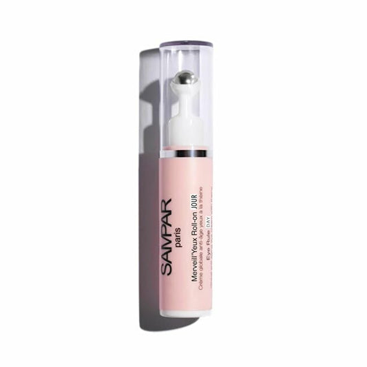 Merveill’Yeux Roll-On Jour Eye Cream - Daytime Treatment for Dark Circles, Puffiness & Fine Lines - Retinol Roll-On, Vitamin C & Hyaluronic Acid - Eye Repair Stick - For Men & Women