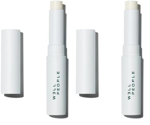 Well People Lip Butter SPF 15 Tinted Balm, Hydrating Lip Balm For Sun Protection & A Hint Of Color, Infused With Zinc, Vegan & Cruelty-free, Natural (Pack of 2)