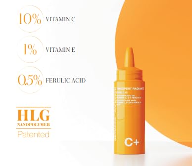 Germaine de Capuccini Vitamin C Serum Concentrate | Timexpert Radiance C+| Advanced Facial Serum with Pure Vitamin C & Ferulic Acid & Vitamin E | 1 x 1.5 Fl oz