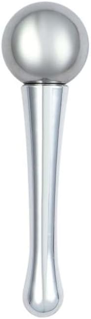 @ PLATINUM Stainless Steel Rotating Ice Globe for Face and Eye Area - Cooling and Warming Roller with Gel - Cryo Eye Roller