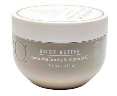 Ciroa Generic, BODY BUTTER, Manuka Honey & Vitamin C, Dermatologically Tested, 15.8 oz (450gr) Pack of One