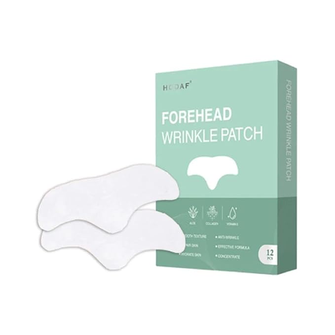 Forehead Wrinkle Patches - Reusable Silicone Pads for Forehead Lines & Frown Wrinkle Patches - Anti-Wrinkle Face Patches for Smoother, Firmer Skin - Overnight Wrinkle Treatment for Women & Men