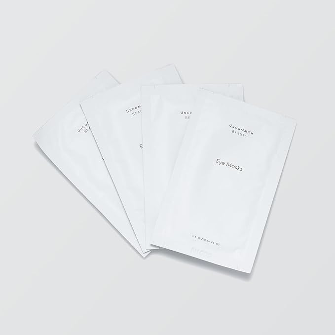 NOT ACTIVE Eye Masks - Softening and Smoothing Under Eye Masks - All Skin Types, Vegan, Cruelty Free, Fragrance Free, 30 Count (4 Pack)