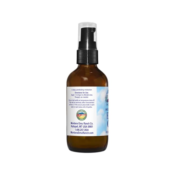 100 Pure Montana Emu Oil (4 Fluid Ounces)